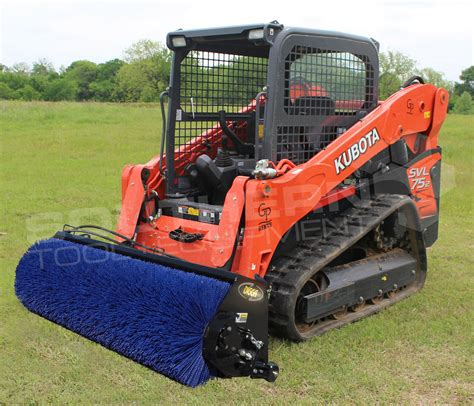 skid steer sweeper brush|skid steer brooms for sale.